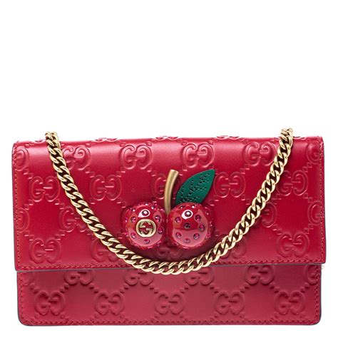 gucci sherry bag|gucci cherry bag red.